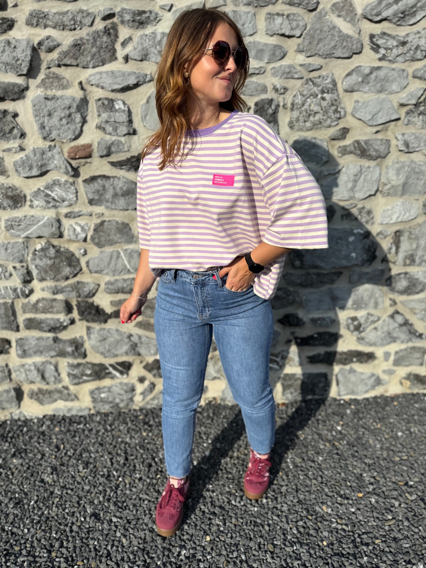 T-shirt Cléa lilas