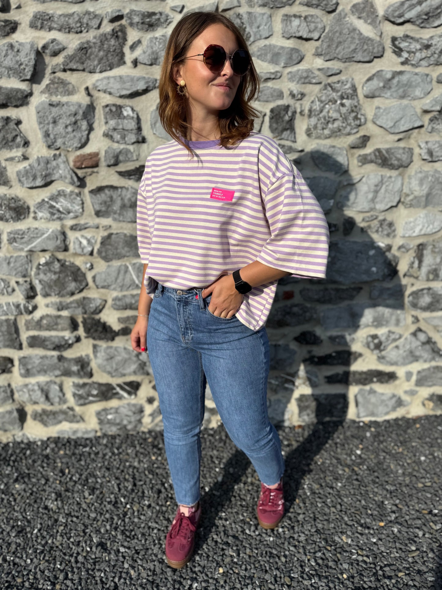 T-shirt Cléa lilas