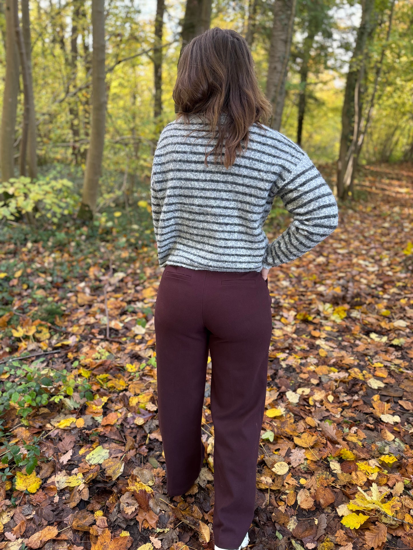 Pantalon Louison prune