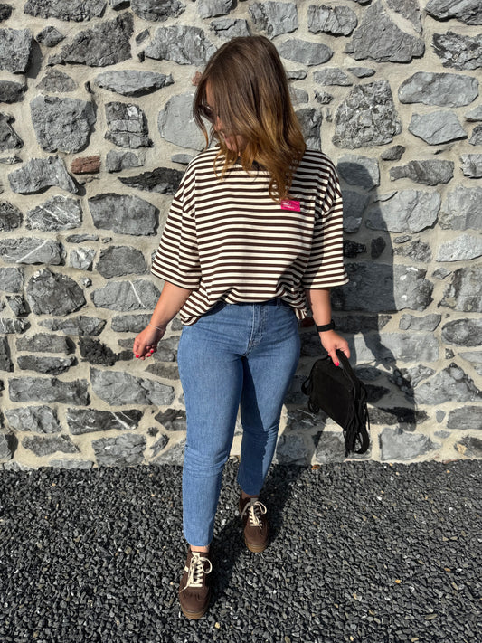 T-shirt Cléa brun