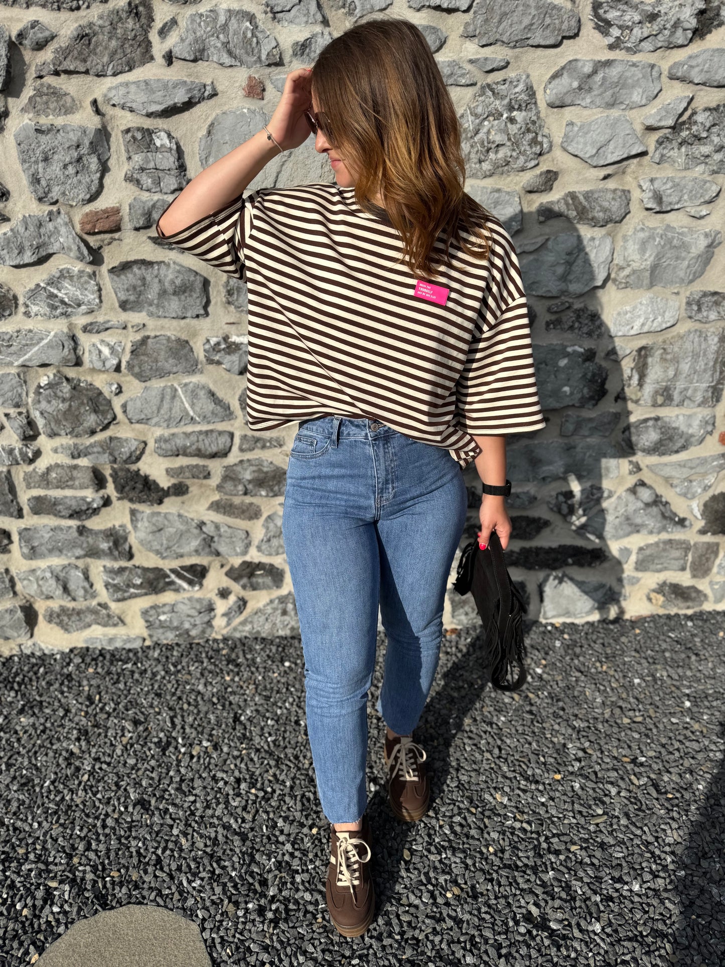 T-shirt Cléa brun