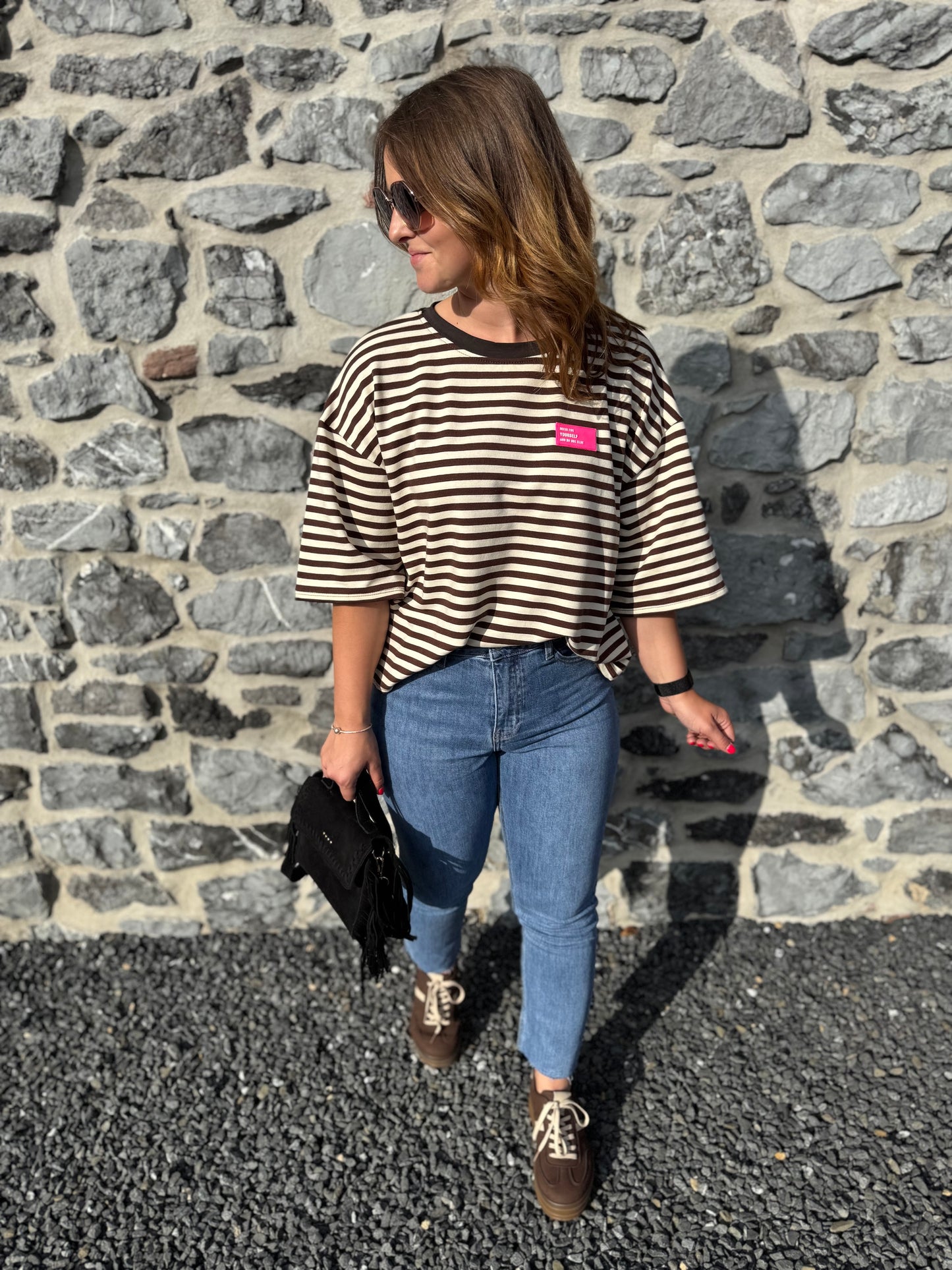 T-shirt Cléa brun