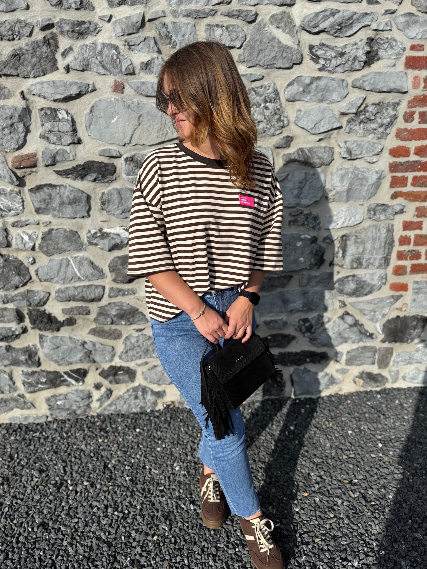 T-shirt Cléa brun