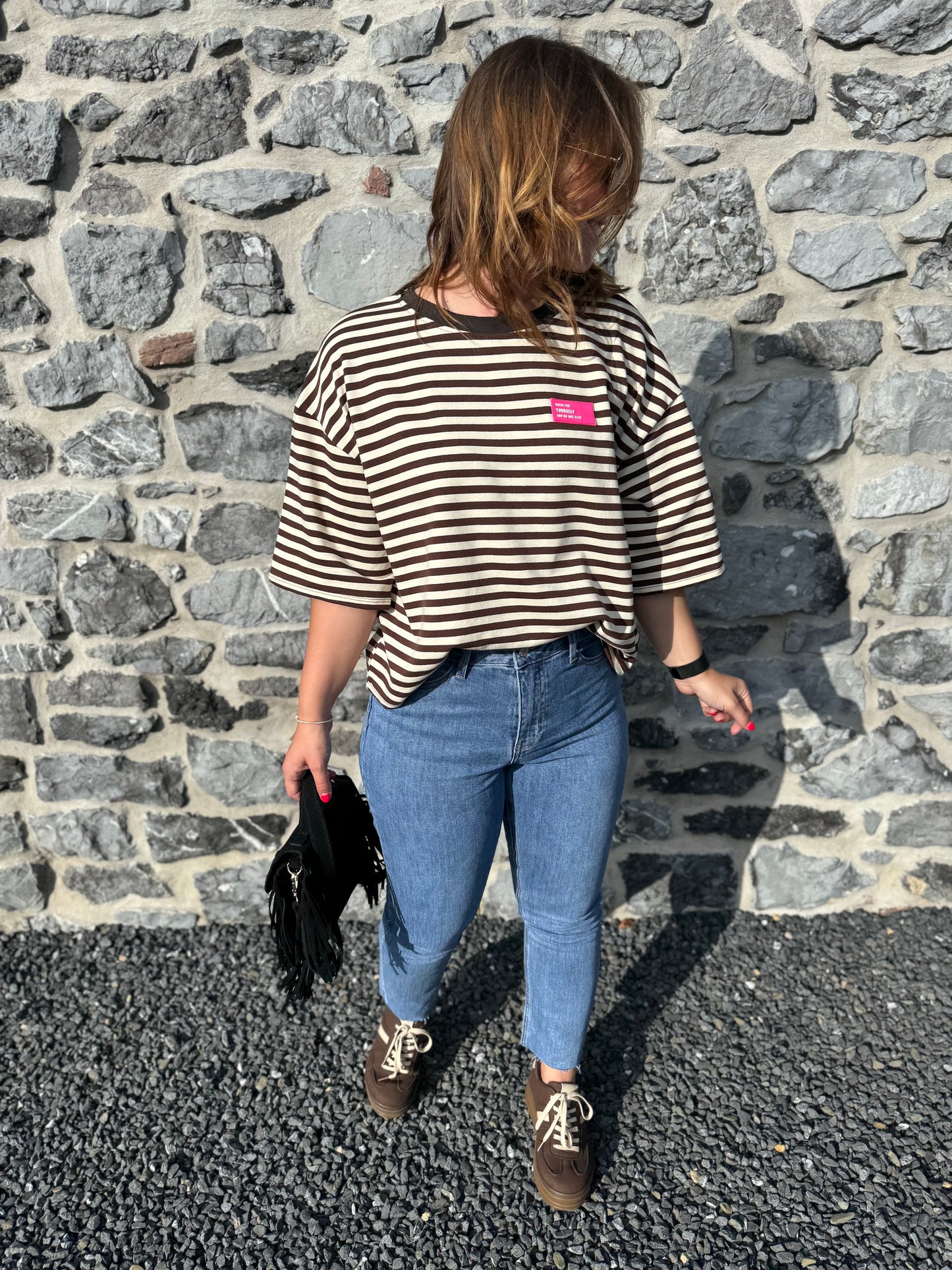 T-shirt Cléa brun