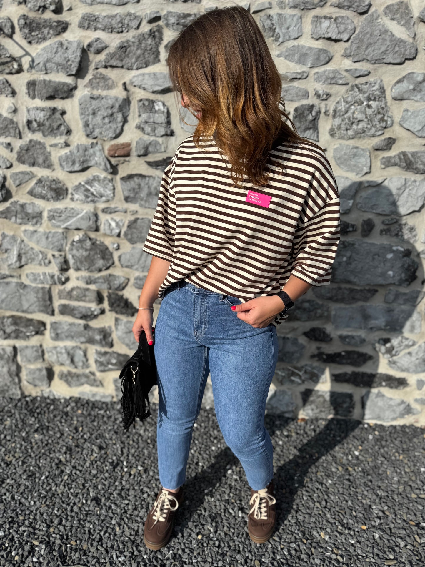 T-shirt Cléa brun